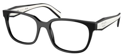 prada clip on occhiali vpr 17|Prada VPR17Z Rectangle Glasses .